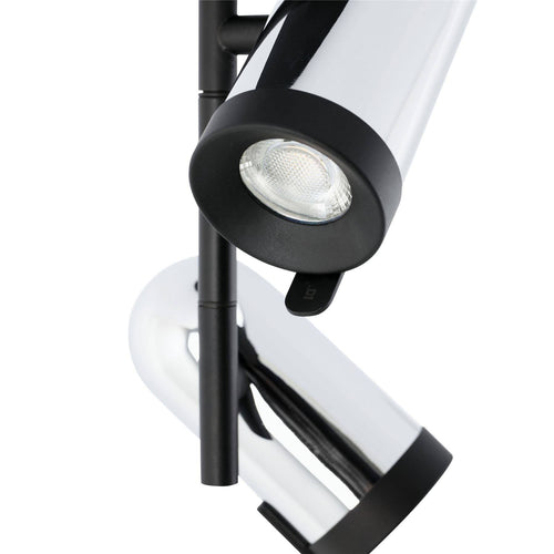 Faro Orleans - 2 Licht Spot Chroom, Zwart, GU10