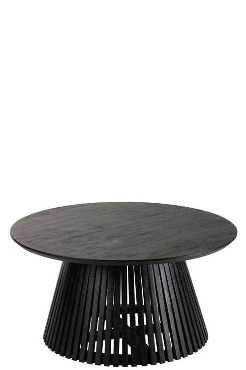 J-Line tafel Vincent - hout - zwart - medium