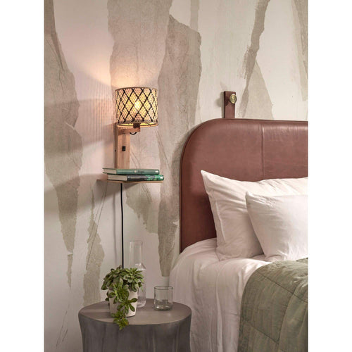 GOOD&MOJO wandlamp Java - bruin - Ø18cm