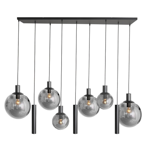 Steinhauer hanglamp bollique - 9 lichts - 140  x 150   cm - zwart - vtwonen shop