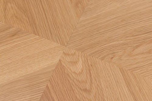 Rebellenclub Salontafel Olea - ø80cm - Eiken Sterrenpatroon