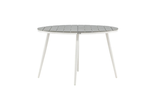 Rebellenclub Ronde Tuintafel Solis - ø120cm - Wit Grijs - vtwonen shop
