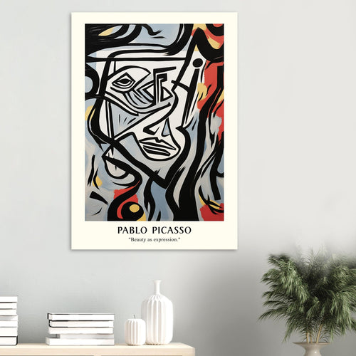 Artfulprints  Pablo Picasso - Beauty as expression   poster 50x70 cm - vtwonen shop