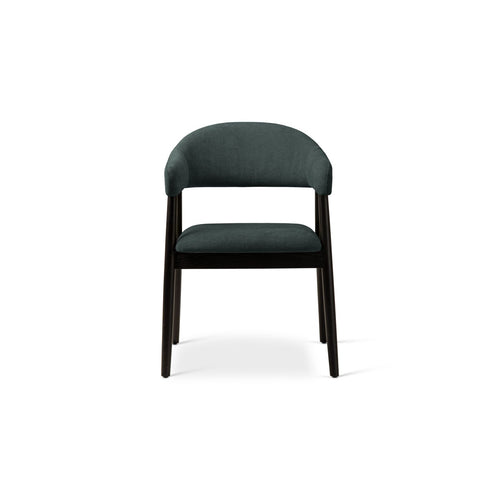 Set van 2 stoelen Adra chenille olie - 59x56x77cm