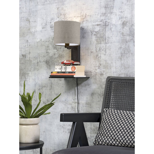 GOOD&MOJO wandlamp Andes - zwart - 19x24x36cm - vtwonen shop