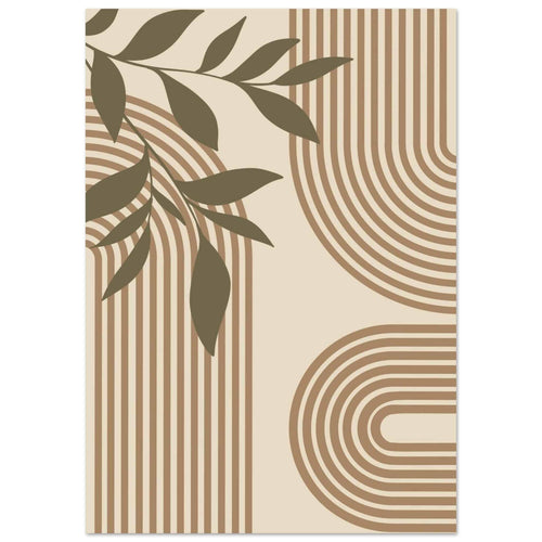 Artfulprints  Boho – Structured calm   poster A4 21x29.7 cm - vtwonen shop