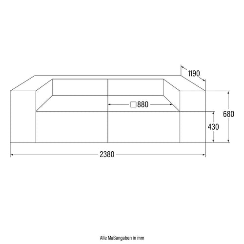 Home Deluxe Bank VERONA Lichtgrijs S - vtwonen shop