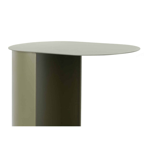 Leitmotiv bijzettafel Riqueza Oval - groen - 30x45x48cm