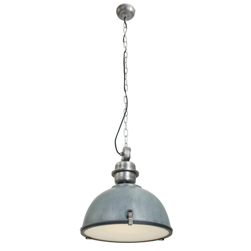 Steinhauer hanglamp industrieel - 1 lichts - 42x 145 cm - grijs - vtwonen shop