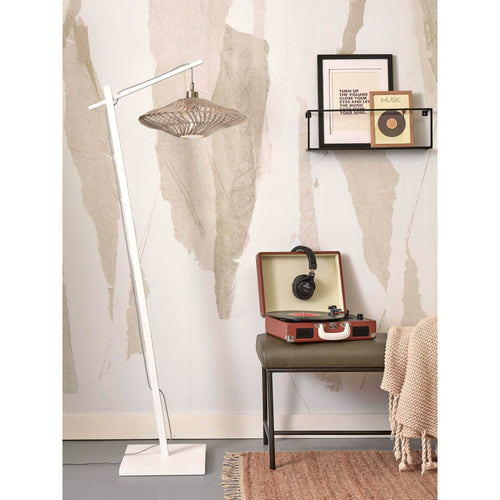 GOOD&MOJO vloerlamp Zanzibar - wit - Ø40cm - vtwonen shop