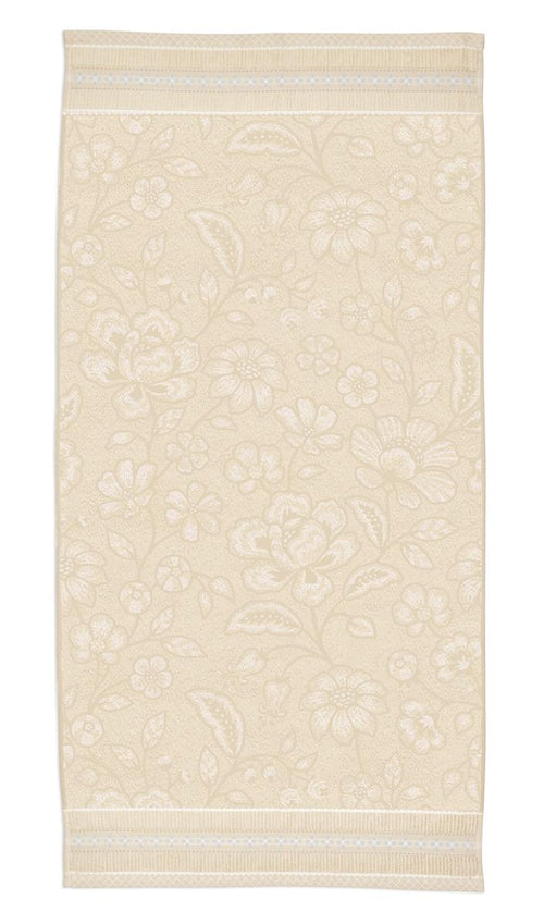 Pip Studio badlaken Jasmin Jacquard - 70x140 cm - zand - vtwonen shop