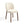 Premium Interiors - Set van 2 stoelen MOKA - fluweel met structuur taupe beige 47cm