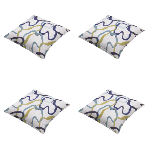 Madison sierkussen Blaze - multikleur - 50x50x10cm - set van 4