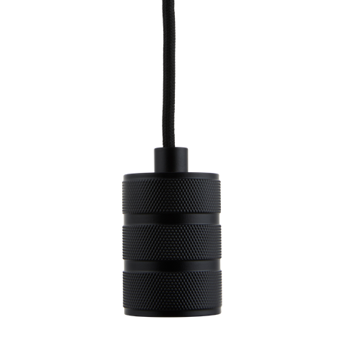 Lighto - Pendel Mat Zwart - Inclusief Lichtbron Goud - Retro - 1.5m Snoer - Met Plafondkap - vtwonen shop