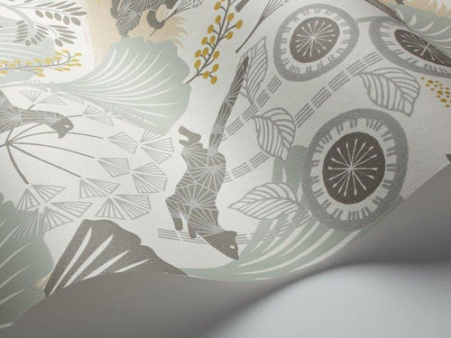 Borastapeter behang bosrijk landschap grijs - 53 cm x 10.05 m - 660794