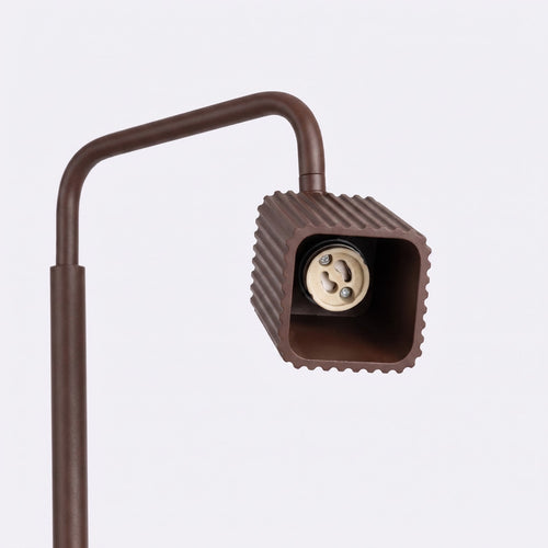 Sollux Lighting Vloerlamp RAYO 1 bruin - 30x30x160cm