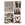 Art for the Home Canvas Set van 5 - Home Sweet Home - 80x60cm