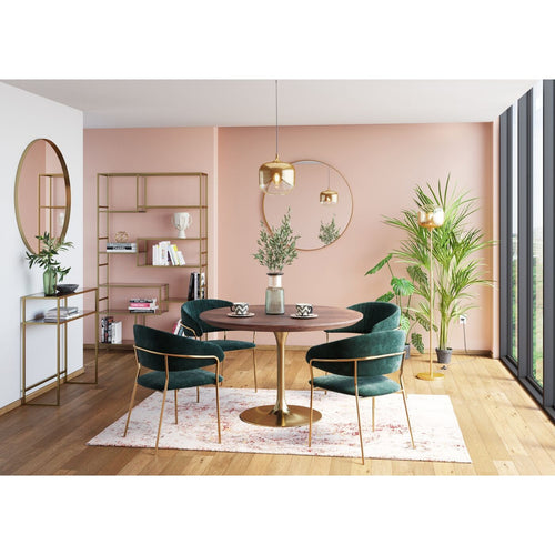 Kare Design Eettafel Invitation walnoot en goud - vtwonen shop