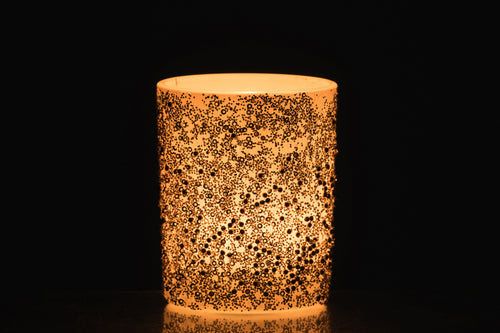 J-Line theelichthouder Parels - glas - zilver - large - 2 stuks - vtwonen shop