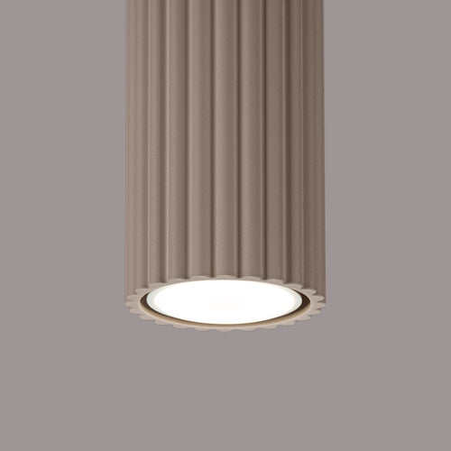 Sollux Lighting Plafondlamp KARBON 30 taupe - 6,5x6,5x30cm