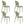 Housecraft Living Sjoerd Tuinstoelen/ Eetkamerstoelen Kunststof Grijs - Set van 4