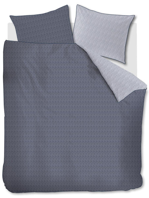 Riviera Maison dekbedovertrek Twisted - 240x200/220 cm - blauw