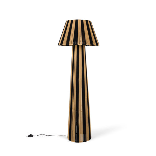Bold Monkey Stripe it up Vloerlamp - Zwart - vtwonen shop