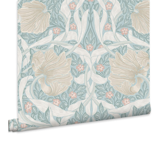 William Morris at Home Vliesbehang - Pimpernel Ocean