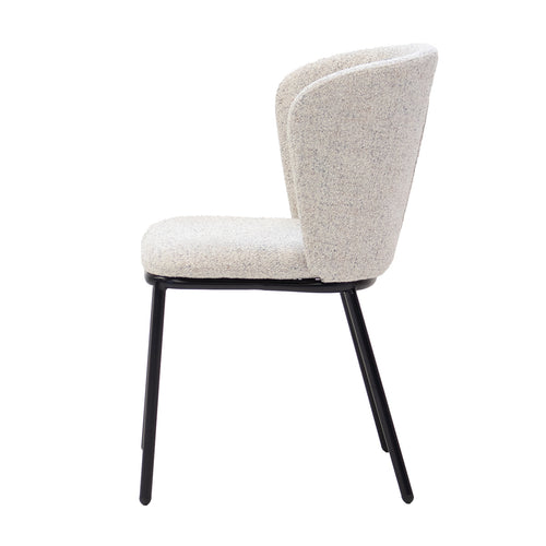 Giga Meubel Eetkamerstoel Frits - Stof - Beige - Set van 2 - vtwonen shop