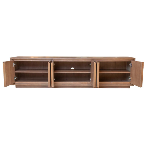 DÉJA Living Tv-meubel Isla - Bruin Hout - 200x40x50cm - vtwonen shop