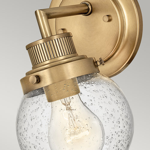 Elstead Hinkley Poppy Badkamer Wandlamp Heritage Messing, IP44