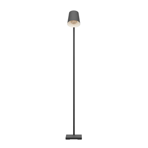 EGLO vloerlamp Lacey - e27(excl) - 159 cm - hout/staal - zwart/bruin