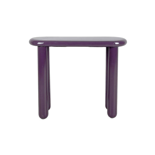 Leitmotiv bijzettafel Cadiz - paars - 78x36x68cm