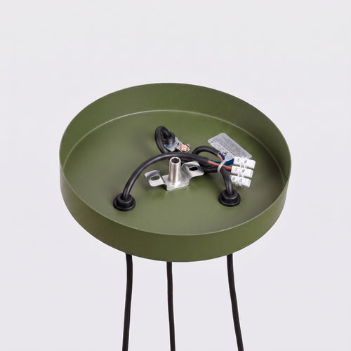 Sollux Lighting Hanglamp RAYO 3P olijfgroen - 20x20x108cm