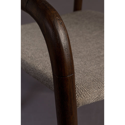 Dutchbone Torrance Eetkamerstoel - Bruin - vtwonen shop