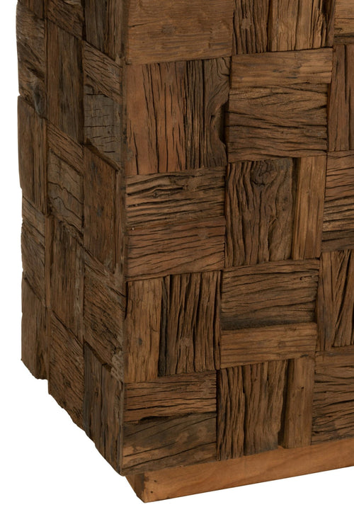 J-Line console Woody - hout - naturel