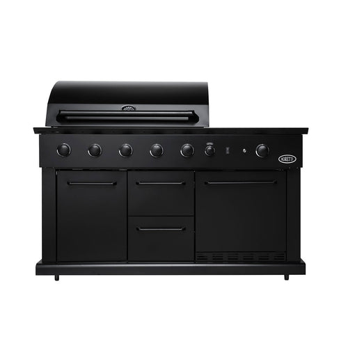 Boretti gasbarbecue / buitenkeuken Luciano Nero - vtwonen shop