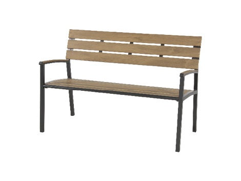 Lesli Living loveseat Arezzo - zwart - 120x56x85,5cm