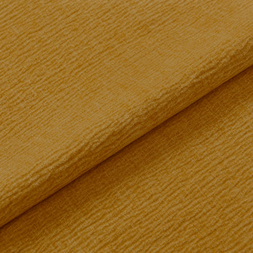 Sia Home - Eetkamerstoel MILO - Fluweel met structuur - Mosterd - 53cm