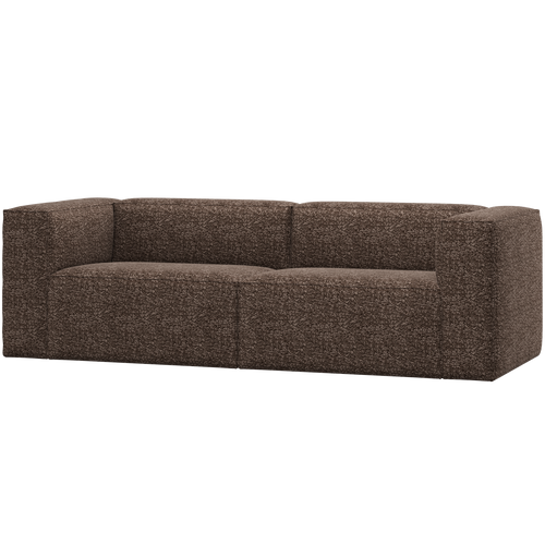 WOOOD 3,5-zits bank Bean - Polyester - Bruin Melange - 73x242x96