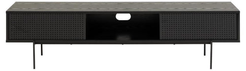 Rebellenclub TV-meubel Aarhus - meubel Aarhus 180cm - Zwart - vtwonen shop