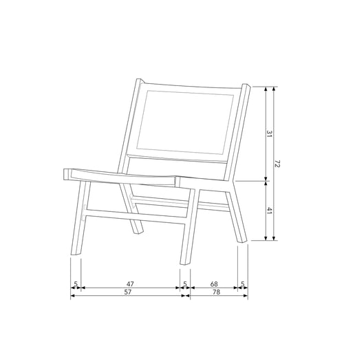 WOOOD fauteuil Puk - Aluminium - Naturel - Set van 2 - vtwonen shop