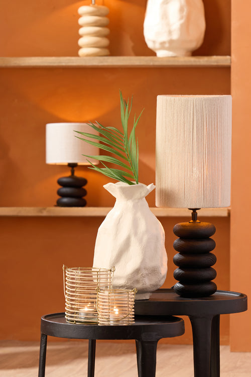 Light & Living lampvoet BUDONGO - Ø12x12cm - zwart - vtwonen shop