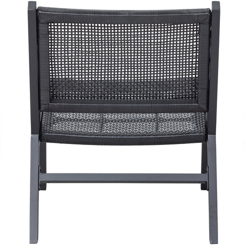 WOOOD tuin fauteuil met armleuning Pem - Aluminium - Zwart - Set van 2 - vtwonen shop