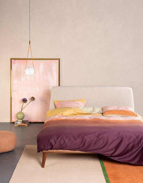 Essenza Lunare dekbedovertrek - Eenpersoons – 140x200/220 cm - Warm clay