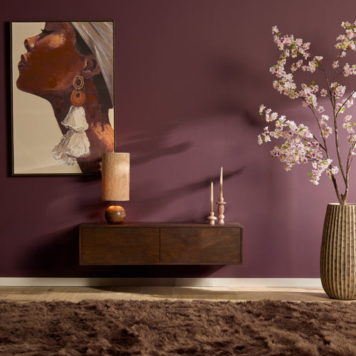 StarFurn Tv-meubel Vision - Zwevend Bruin Hout - 120x35x30cm