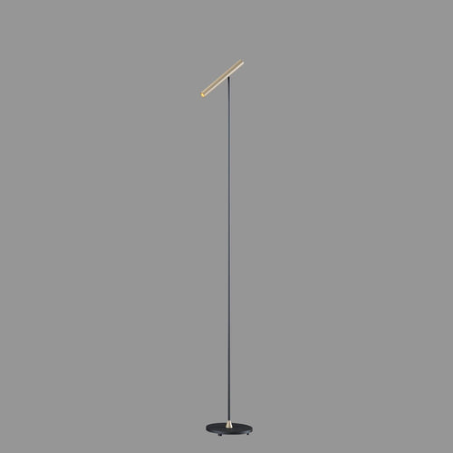 Artdelight Vloerlamp Kansas - Zwart/Champagne