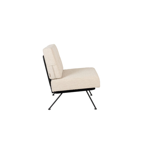 Zuiver Bowie Loungestoel Bouclé Beige - vtwonen shop