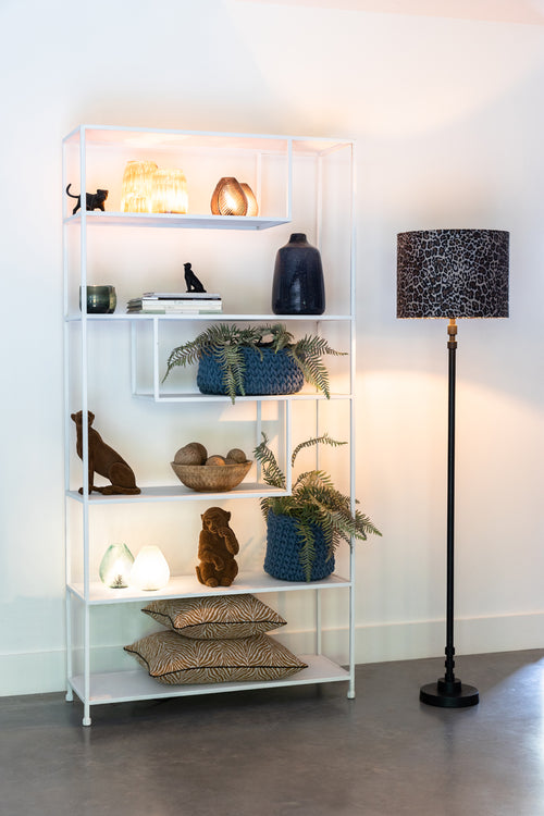 Light & Living vloerlamp BHUTAN - Ø21.5x145cm - zwart - vtwonen shop