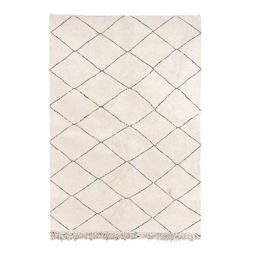 AFK Living vloerkleed Berber - handgemaakt - Wol - 140 cm x 200 cm